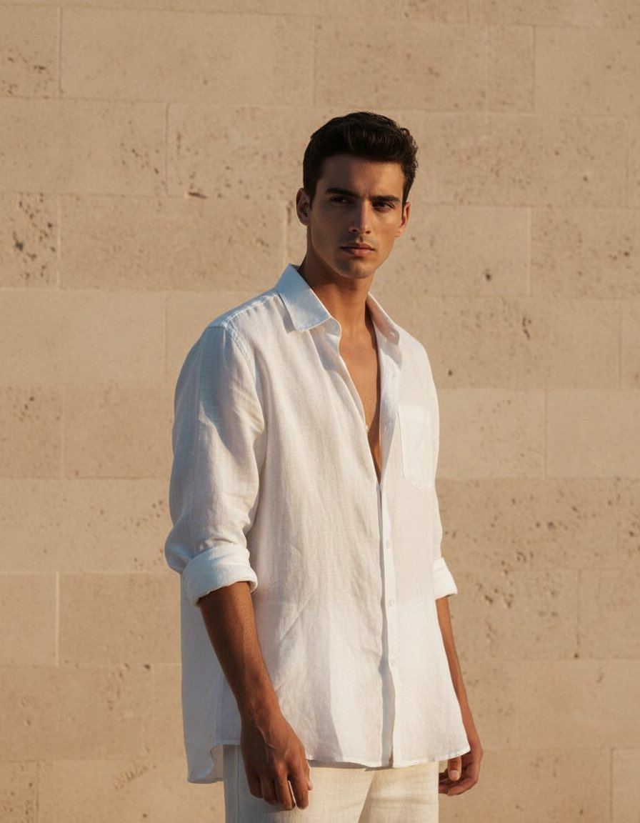 Linen Shirt Ivory